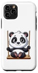 Coque pour iPhone 11 Pro Aire de jeux Panda Swinging Playground Fun