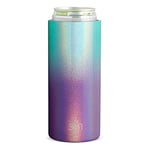 Simple Modern Skinny Can Cooler for Slim Beer & Hard Seltzer 12oz Insulated Stainless Steel Sleeve, Slim (12oz), Shimmer: Aurora