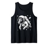 Horse Dad Mom Space - Astronaut Hanoverian Tank Top