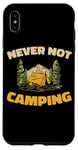 iPhone XS Max Campsite Tenting Campground Camp Campfire Tent - Camping Case