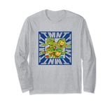 Teenage Mutant Ninja Turtles Retro Vintage Box Group Shot Long Sleeve T-Shirt