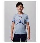 T-Shirt Nike Air Jordan Jumpman Aquarelle Tee 95C900 B18 Céleste Enfant