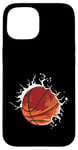 Coque pour iPhone 15 Basketteur Basketball Basket-ball