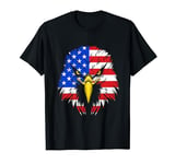 Bald Eagle 4th of July American Flag Patriotic Freedom USA T-Shirt