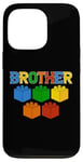 Coque pour iPhone 13 Pro T-shirt humoristique Brother Master Builder Bricks Blocks