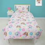 Paw Patrol Pink Kids Bedding Set - Single