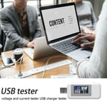 Usb Color Screen Tester Charger Detection Voltmeter Ammeter Black