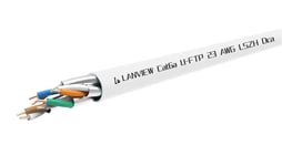 Lanview samlet kabel - 305 m - hvit