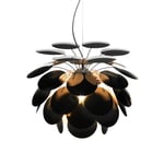 Pendellampa Discocó, Färg Black/Gold, Storlek Ø35 cm