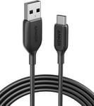 Câble Usb Type C, Câble De Charge Rapide Powerline Iii Usb-A Vers Usb-C (3M), Compatible Avec Les Samsung Galaxy S10 S9 Plus S8 Plus, Lg V20 G7 G6 G5, Sony Xz Et Plus