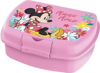 Tataway in viaggio si cresce Disney Sandwich Box rose pour filles en plastique Minnie utile pour emporter la collation à l'extérieur de la maison