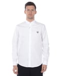 Chemise Kenzo Chemise homme en lin blanc 1LG 5CH400 1 pièce XL