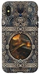 Coque pour iPhone X/XS Viking Pattern - Thor Hammer Mjoelnir - Norse Mythology -