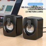 Haut-parleurs d'ordinateur filaire USB basses profondes PC portable haut-parleur puissant caisson de basses système de haut-parleurs multimédia