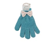 Isabelle Laurier - Lot de 2 Gants exfoliants pour le bain et la douche - Gants de toilette gommants - Gommage corps - couleur Bleu - Cadeau Femme