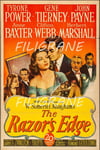 THE RAZOR'S EDGE FILM Rmld - POSTER HQ 50x70cm d'une AFFICHE CINéMA