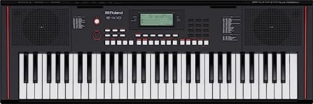Clavier E-X10 Roland | Un piano à 61 touches idéal pour les débutants et les cours | Plus de 600 sons | Système de haut-parleurs stéréo | 140 morceaux intégrés | Contrôle MIDI par port USB