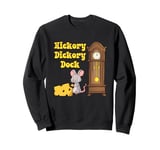 Hickory Dickory Dock Clock Nursery Rhyme for Kids, Boys Sweatshirt