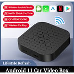 CarlinKit CarPlay Android 11 adaptateur sans fil Android Auto CarPlay integre Netflix YouTube Disney pour voiture CarPlay filaire