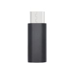 Typ-C till 3,5 mm AUX-jack hörlurar USB-C hörlursadapter Ljud black A