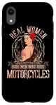 Coque pour iPhone XR Sexy Real Chick Ride Moto Femme Biker Babe Pin Up