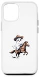 Coque pour iPhone 12/12 Pro Long Live Cow Ghouls Halloween Cowboy Fantôme Cheval