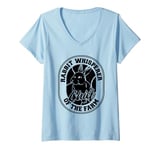 Womens Rabbit Bunny Wildlife Animal - Chief Of The Farm V-Neck T-Shirt