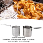 Deep Fryer Pot 304 Stainless Steel Deep Fryer Easy To Clean With Strainer Basket