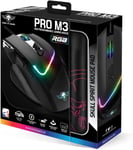 Souris FILAIRE Optique LED PRO M3 RGB + Tapis de Souris -  NEUF