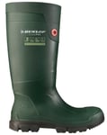 Dunlop Mens Safety Wellies Fieldpro full  Slip On green UK Size 4