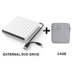 Graveur de DVD RW CD externe USB 3.0 Slim Portable DVD Optical Drive CD-ROM 24X Player CD-R 24X Reader For Laptop Macbook PC,KLJ33