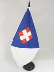 DRAPEAU DE TABLE DÉPARTEMENT DE LA SAVOIE 21x14cm - PETIT DRAPEAUX DE BUREAU DÉP