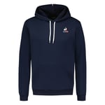 Sweat Coq Sportif avec manches longues et col à capuche marine