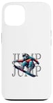 Coque pour iPhone 13 Snowboard freestyle freeride sports d'hiver en poudreuse