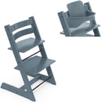 PAKKE, Stokke Tripp Trapp® chair Fjord blue + Baby set²