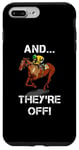 iPhone 7 Plus/8 Plus And They're Off Horse Racing Games Funny Sports Fan Gift Case