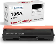 106A W1106A Compatible pour HP 106A Toner pour HP Laser 107a 107w 107r HP 135a MFP 135w MFP 135wg MFP 137fnw MFP 137fwg (1 Noir, avec Puce)