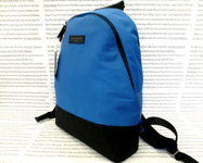 TED BAKER Backpack Mens Blue Black Rucksack Nylon Shoulder Sample Bag NEW R£95