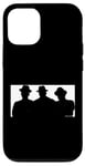 Coque pour iPhone 12/12 Pro Silhouettes Hip Hop Run-DMC par George DuBose