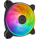 Cooler Master MasterFan MF140 Halo² ARGB-fläkt, 140 mm, svart