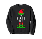The Fix It Elf Christmas Party Matching Family Elf Sweatshirt