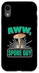 Coque pour iPhone XR Aww, Spore Guy Jeu de mots Humour Champignon