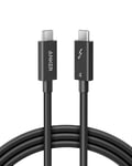 Câble certifié Anker Thunderbolt 4, USB-C vers USB-C 2 m avec charge 100 W, supporte l'affichage 8K et le transfert de données 40 Gbit/s, pour iPhone 15, MacBook, iPad, Samsung Galaxy S23 et plus