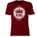 Dolce & Gabbana Coton T-Shirt Avec Dg Royal King Amore Logo Imprimé Rouge 11067