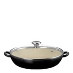 Le Creuset - Buffetgryte med glasslokk 3,5L/30 cm black