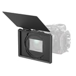 SMALLRIG Matte Box (Lite) QR avec Pince Réglable de 67 mm à 82 mm (2,6 à 3,2 Pouces), sans Vignettage avec 4 Cadres de Filtre de 5,65 Pouces, pour Appareils Photo Reflex Numériques - 4409