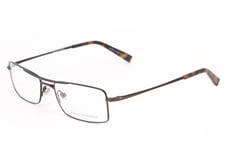 JOHN VARVATOS Men's Brown Brow Bar Eyeglass Frames V138 NEW