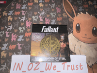 Fallout Limited Edition - Brotherhood of Steel Metal Medallion (Bethesda, 2023)