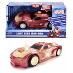 Marvel Light Hero Lekebil m/ lys og lyd 1:32 - Iron Man