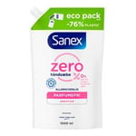 Sanex Zero % Flyd. Håndsæbe refill - 1000 ml